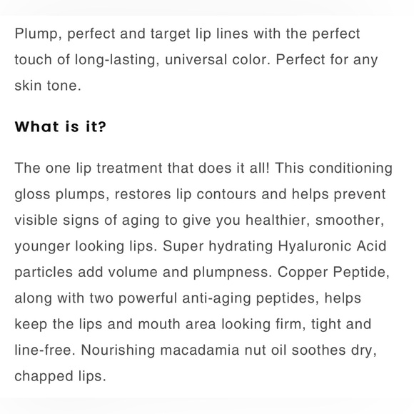 Osmotics Blue Copper 5 Lip Plumper Gloss NATURAL π NEW IN BOX - Picture 4 of 5